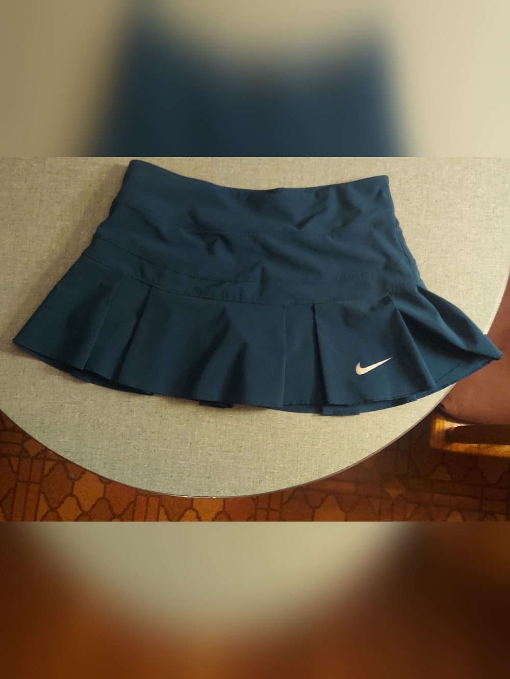 Emerald Pleated Mini Athletic Skirt / Skort By Nike For Tennis, Golf